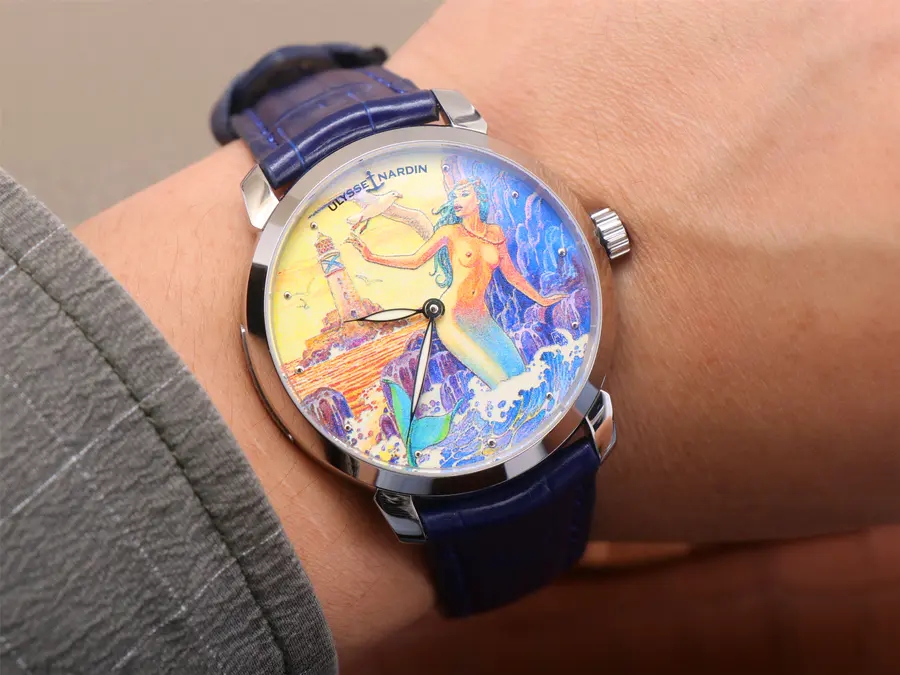 雅典錶美人魚潛水腕錶復刻手錶 FK廠出品雅典鎏金 3203-136LE-2￥3180-高仿雅典
