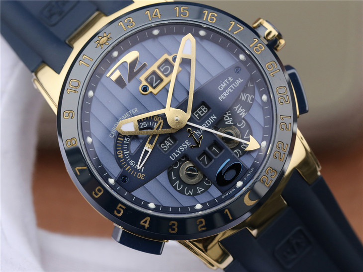 守護雅典娜復刻版裝備合成 TW廠雅典航海世家 El Toro/Black Toro萬年歴腕錶￥3880-高仿雅典