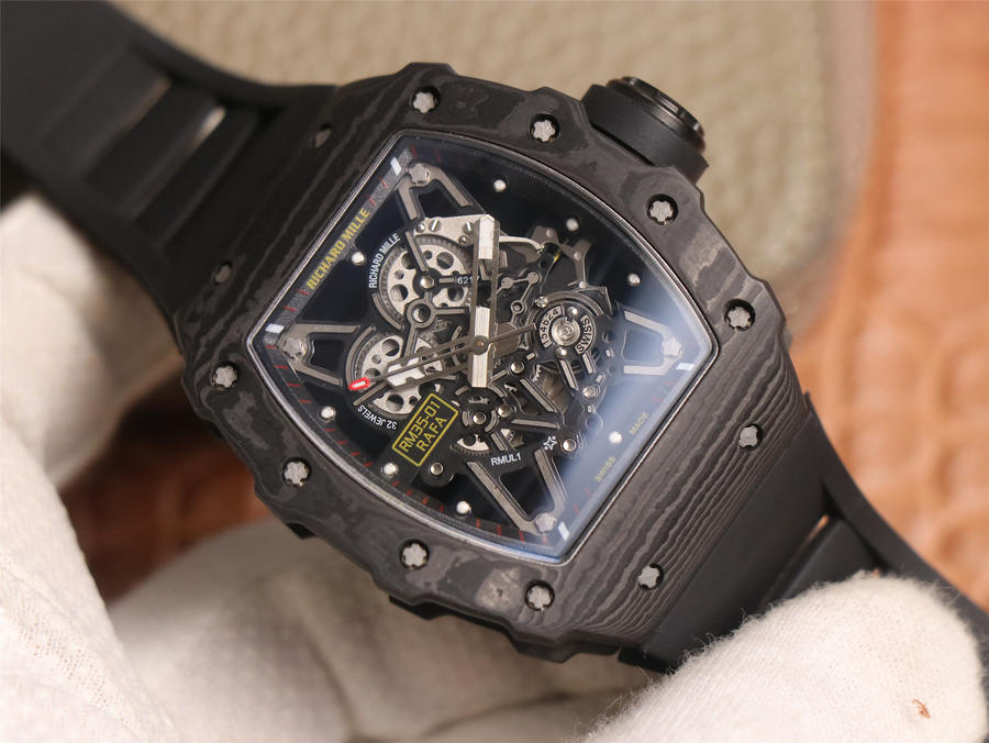 理查德米勒RM035-01密底碳釬維殼腕錶￥3980-高仿理查德米勒