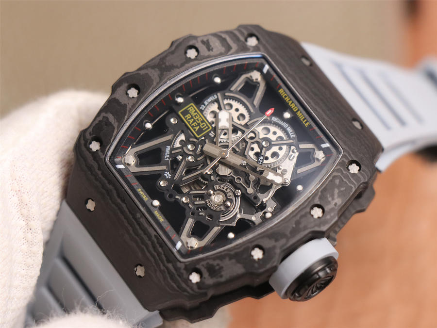 理查德米勒腕錶 RM035密底全新改進碳釬維殼￥3980 -高仿理查德米勒