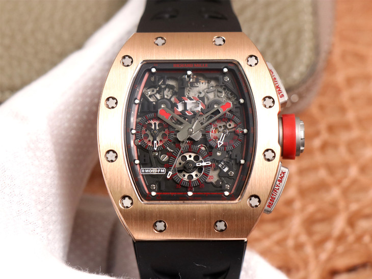 理查德米勒手錶價格 KV廠理查德米勒RM011飛返計時碼錶￥4880