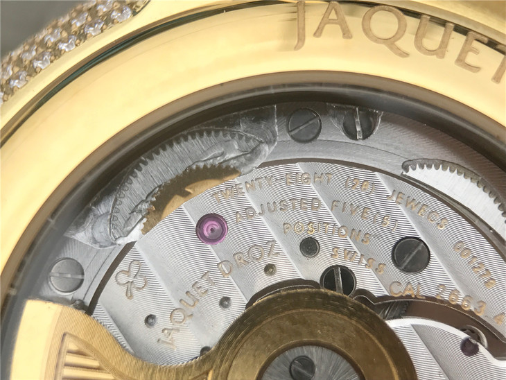 雅克德羅手錶蝴蝶復刻 雅克德羅大秒針繫列J014013226腕錶￥3180-高仿雅克德羅