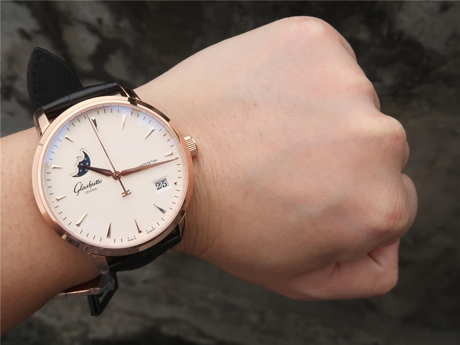 仿錶吧格拉蘇蒂 ETC格拉蘇蒂原創議員大日歴月相腕錶￥2980-高仿格拉蘇蒂